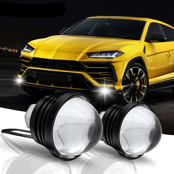 

2шт автомобиль led дневной ходовой свет универсальный профессиональный взрывная вспышка прочный для наружного вождения мотоциклов аксессуары