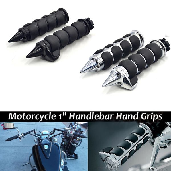 

26mm/1" motorcycle hand grips motor bikes choppers cool non-slip handlebar grips
