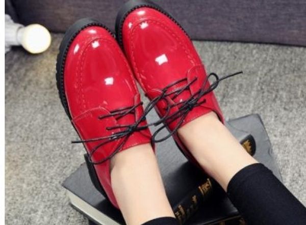 

2020 women's shoes in spring and autumn with new style middle heel coarse heel round head waterproof table@6116, Black