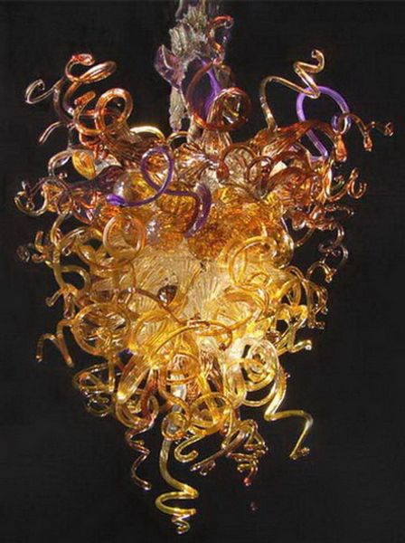 

holiday staircase 100% mouth blown ce ul borosilicate murano glass dale chihuly art chandelier crystal modern