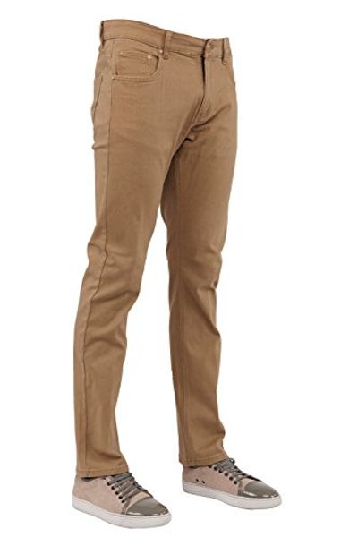 

perruzo men's slim fit stylish stretch jeans, Blue