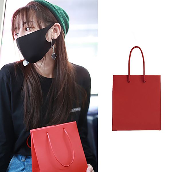 

large-capacity solid color handbag fashion women tote bag elegant simple women's bag street casual messenger new 2019
