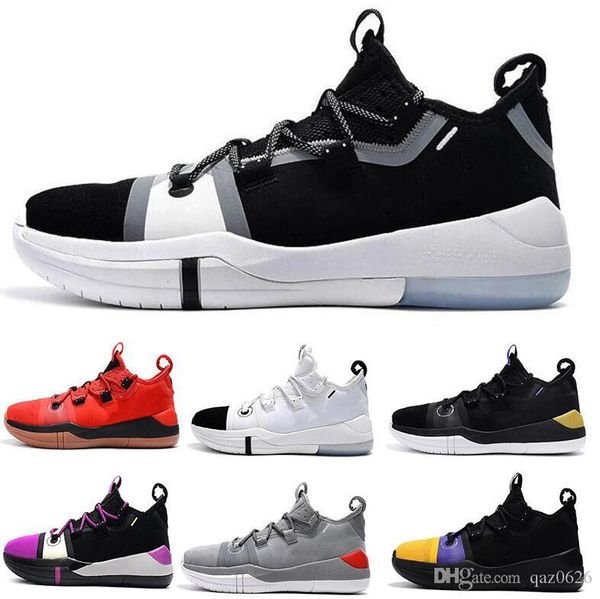 

2019 new ad ep mamba day sail multicolor men basketball shoes wolf grey orange for black white mens trainers sports sneakers 40-46