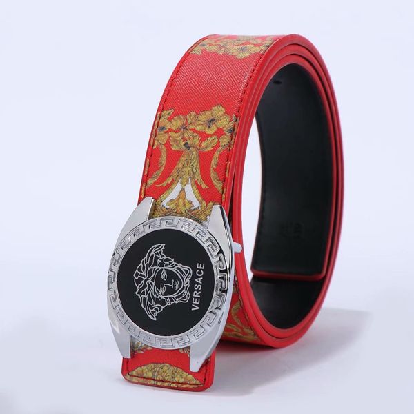 

quality brand men betl 2019 famous 100% realy leather belt smooth buckle women and men genuine leather designer belts for, Blue;gray