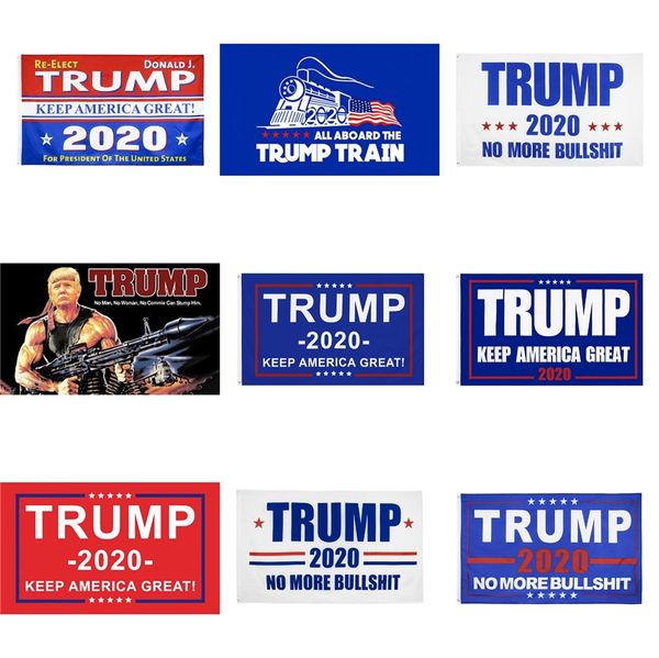 

home trump hand signal flag trump propaganda banner 2020 election conference trump fans support banner 90*150cm21 styles t3i5802 #969