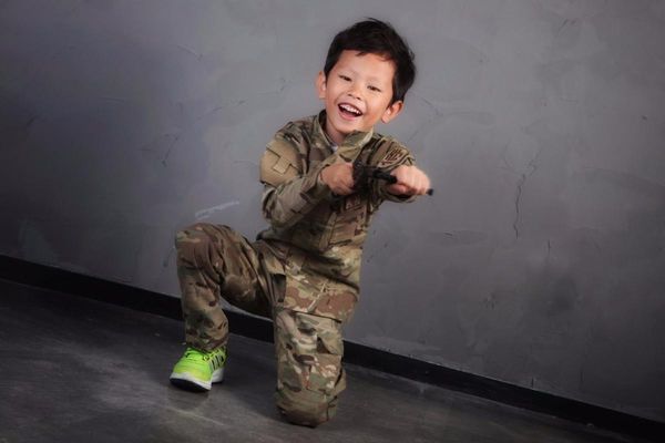 

emersongear combat uniform for 6y-14y children kids bdu army tactical gear hunting multicam em6929, Blue;black