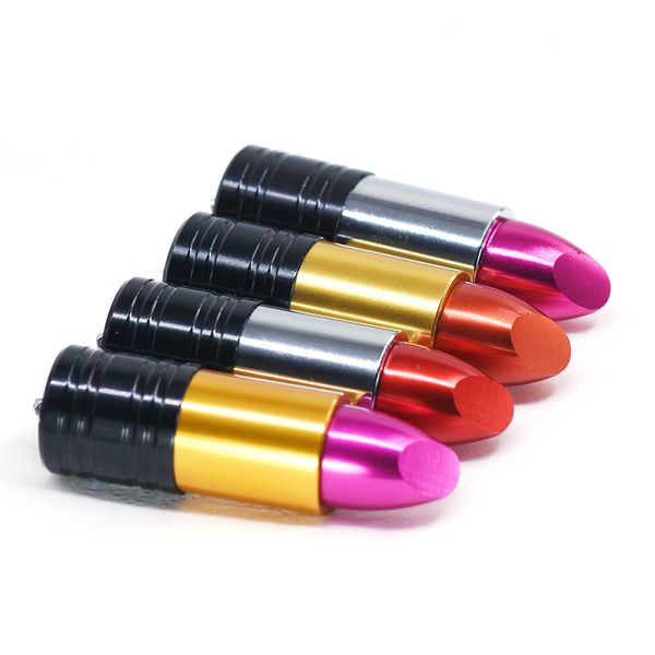 

flash lipstick pendrive metal thumb 4gb 8gb 16gb 32gb 64gb female fashion pen drive usb2.0 usb disk