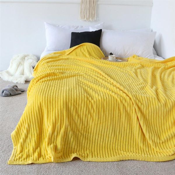 

одеяло для кроватей solid color покрывало полосатый мягкая фланель руно одеяло на диване теплый throw дропшип