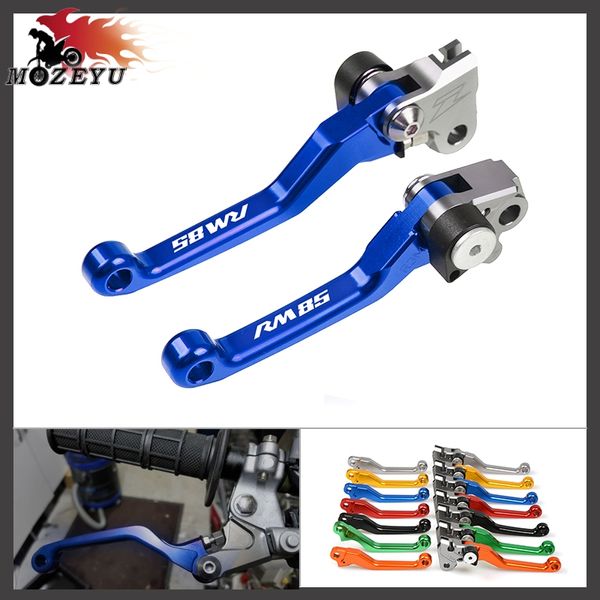 

cnc dirt bike flex pivot brake clutch levers motocross motorbike for rm85 rm 85 2005-2015 2014 2013 2012 2011 2006 2007