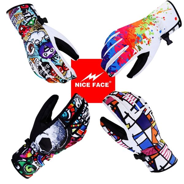 

professional men women winter ski gloves waterproof cycling gloves windproof outdoor climbing snowboard