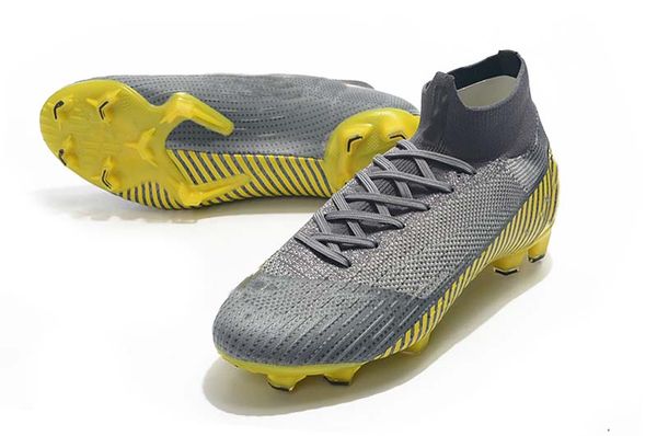 

indoor/outdoor silver football boots mercurial superfly vi designer fg/tf/ic soccer shoes mens/women/kids soccer cleats