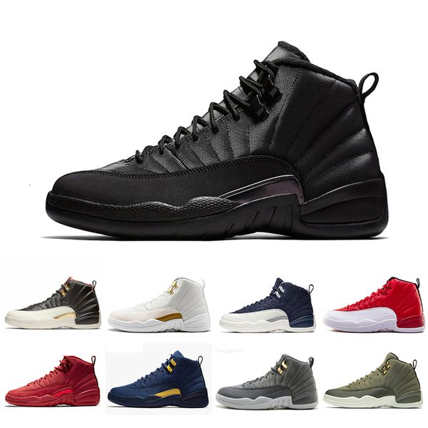

cny winterized 12 xii 12s mens basketball shoes gym red milan bordeaux french blue wolf grey athletic sports sneakers