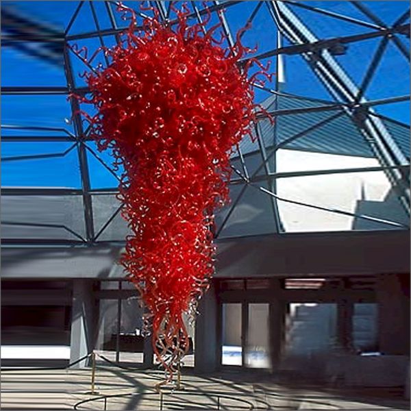 

custom made chihuly style blown glass chandelier light high ceiling decoration handmade blown glass chihuly art chandelier