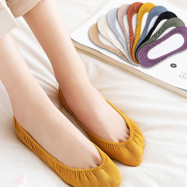 

new summer fashion women japanese style full nylon socks cute casual invisible socks breathable soft low cut, Black;white