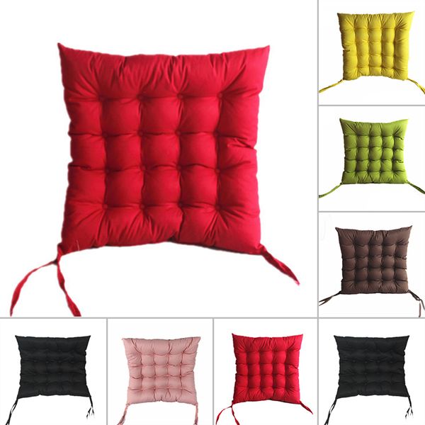 

home office thick tie on square chair seat cushions pads garden dining