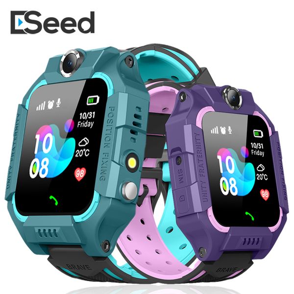 Z6 Crianças Bluetooth relógio inteligente IP67 VIDA WATERPROOF 2G SIM Card LBS Rastreador SOS Crianças Smartwatch Para iPhone Smartphone Android