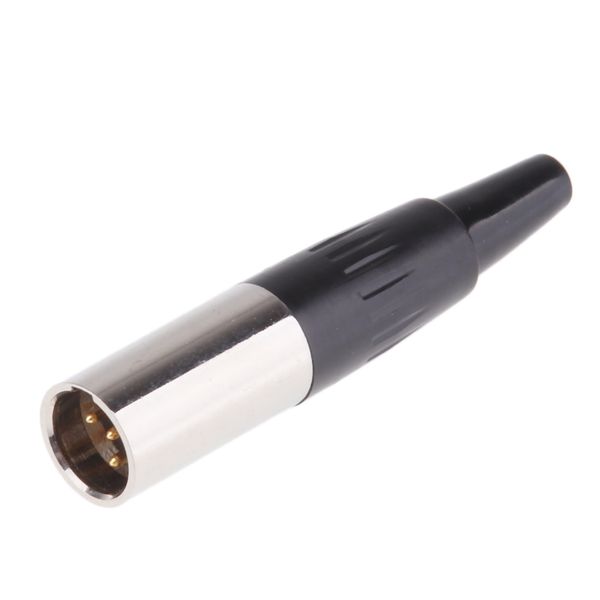 

4-pin male microphone mini xlr plug adapter