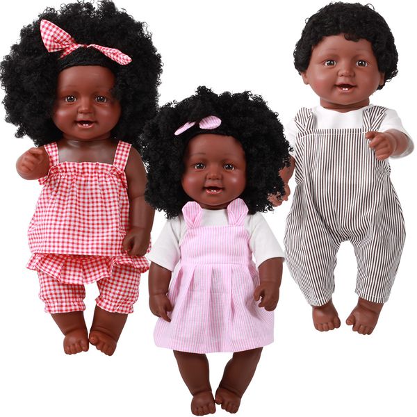 Newborn Black Baby Dolls 50cm 20inch Beautiful Real Reborn Looking