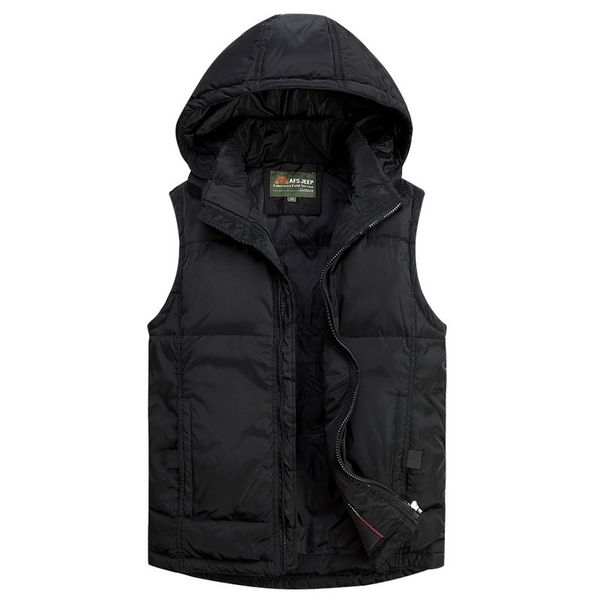 

solid cotton waistcoat with zipper plus size 5xl casual short jackets 2018 new red vest men winter autumn sleeveless jacket, Black;white