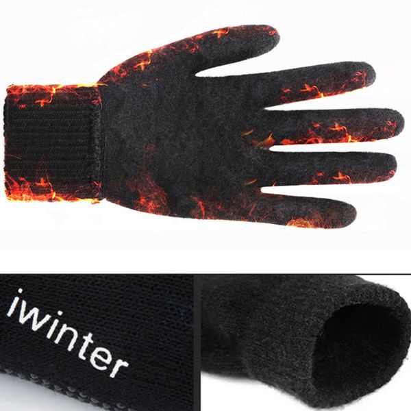 

winter warm touch screen gloves outdoor knit warm sports ski gloves 12.13