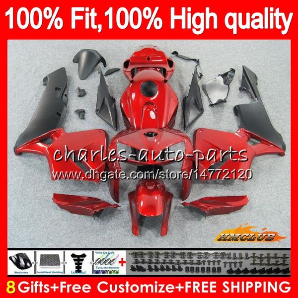 

100%fit injection for honda cbr 600rr 600f5 cbr 600 rr f5 05 06 80hc.221 cbr600f5 metal red cbr600 rr cbr600rr 2005 2006 05 06 oem fairing