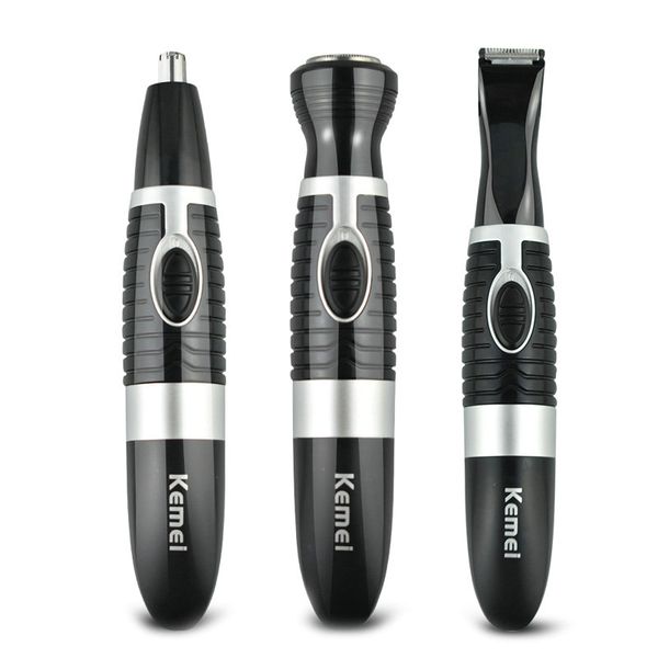 

kemei pg500 3 in 1 electric epilator battery precision epilator face tondeuse a cheveux manuelle shaving machine wmeow