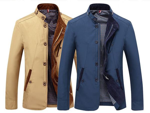 

mens designer jackets spring summer autumn men outerwearnew coat male long windbreaker men suit jackets thin fashion jacket slim blue -4xl, Black;brown