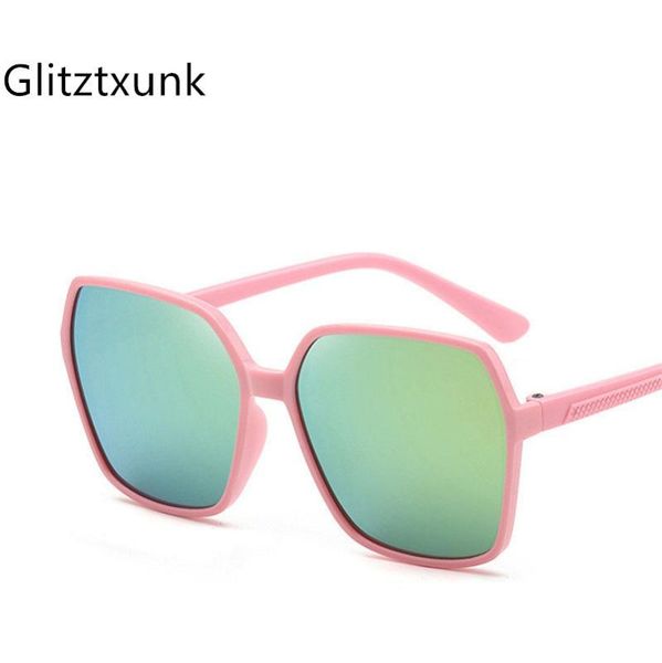 

glitztxunk kids sunglasses retro square classic brand design children sun glasses for boy girls black fashion shade goggle uv400, White;black