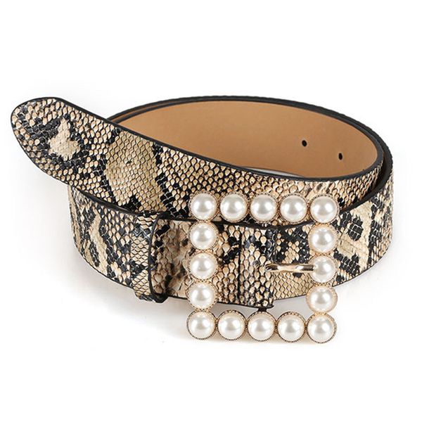 

women pearl pin buckle belt ladies pearl belts women's casual pu leather belt belts women, Black;brown