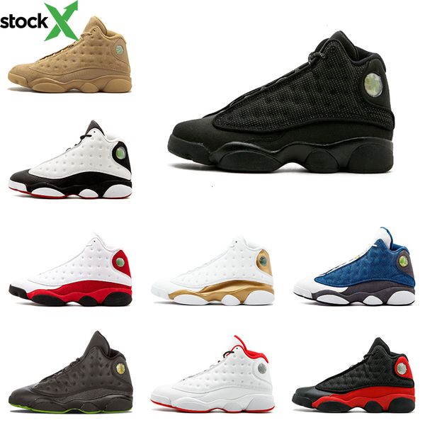 

оптовая продажа 13s мужская баскетбольная обувь black cat breed chicago history of flight hyper royal wheat 13 тренеры кроссовки мужская спо