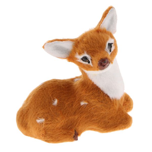 

миниатюрная реалистичная deer фигурка статуя модель главная подарочная декоративная
