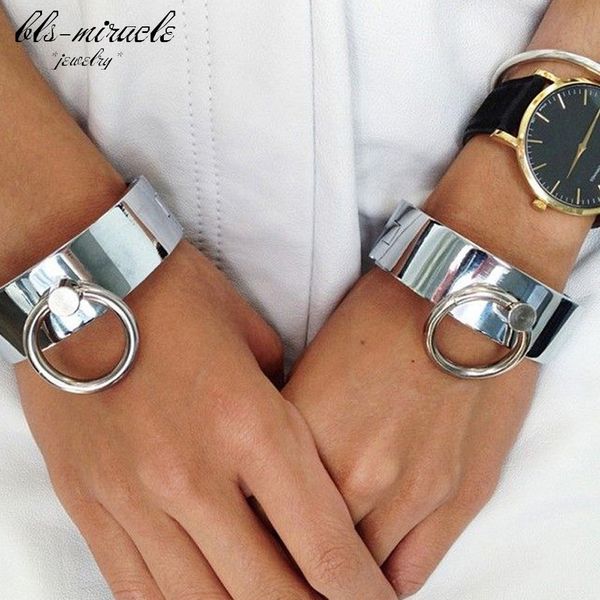 

vintage silver color fashion accessories punk copper metal rings cuff bangle for women girl ba-197, Black