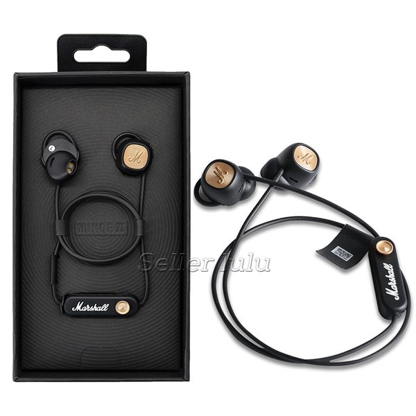 

marshall minor ii bluetooth headphones wireless earphones dj perfect sound headsets magnetic pause function stereo headphone sports earphone