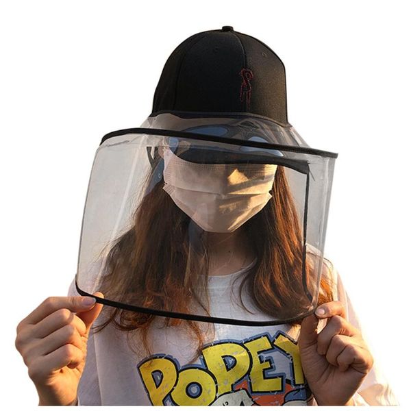 

women cap anti-spitting protective hat dustproof cover peaked cap hat adjustable size maska antywirusowa mondkapjes virus#n, Black;white
