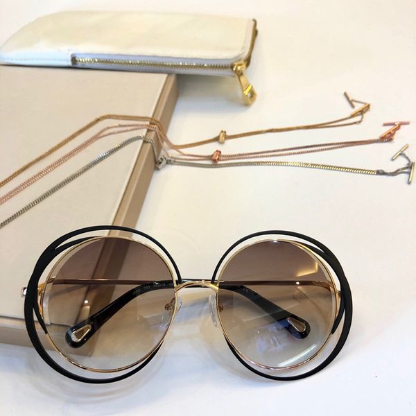 

luxury 155 sunglasses for women fashion designer popular retro style uv protection lens frame come with package, White;black