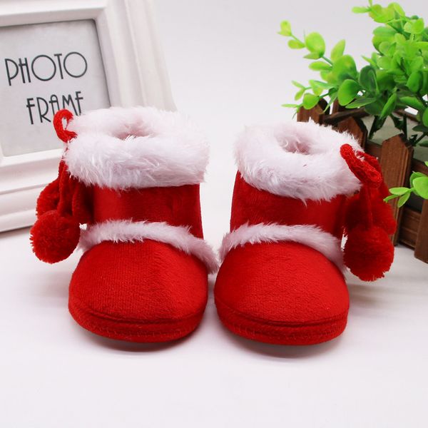 

2019 infant toddler shoes girls boys cashmere plush winter boots bandage warm shoes non-slip kid baby first walkers 93