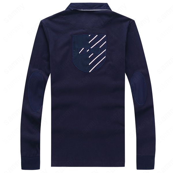 

2019 selling new eden park homme men's long sleeve pure cotton thickened business leisure style three-color large size, White;black