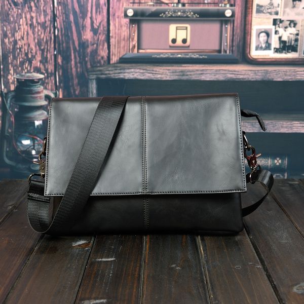 

crazy horse pu leather briefcase men business bag men briefcase leather lapbag tote male office handbag big