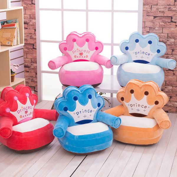 

Baby Дети Только Крышка НЕТ Заполнения Мультфильм Корона Сиденье Детский Стул Акку