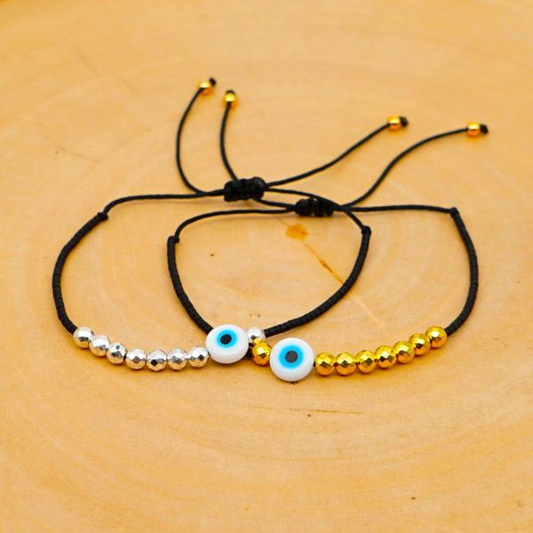 

beaded, strands go2boho miyuki bracelet for women turkish evil eye summer bracelets handmade rope adjustable pulseras mujer moda jewelry, Black