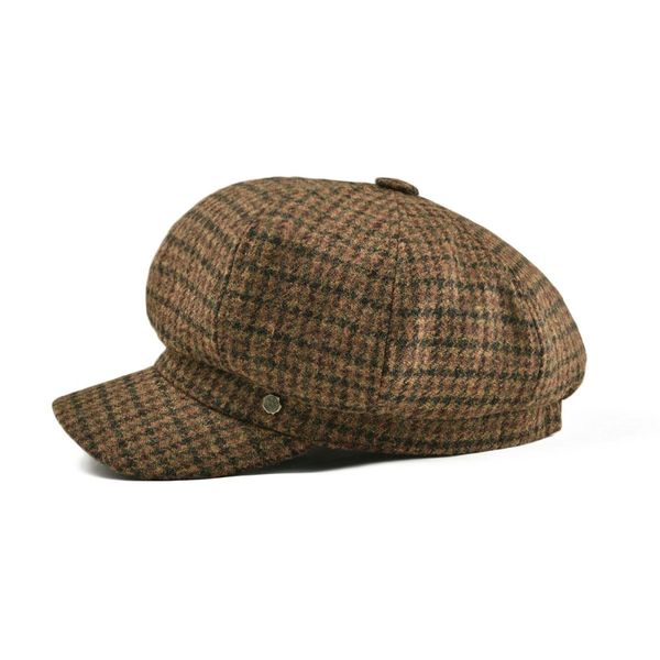 

voboom шерстяной восьмиклинка tweed twill берет женщины елочка lady hat восемь группа зеленый фиолетовый синий женский девушка boina 314, Blue;gray