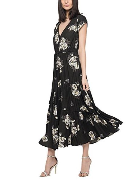 

people womens all i got floral full-length maxi dress, Black;gray