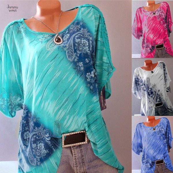 

женщины o шеи шнурок для печати с коротким рукавом повседневная топы сыпучие .printed design you look sexy так повседневный мода и разные, White