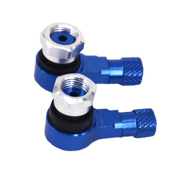 

2pcs cnc aluminum motorcycle gas nozzle degree angle valve adaptor tyre