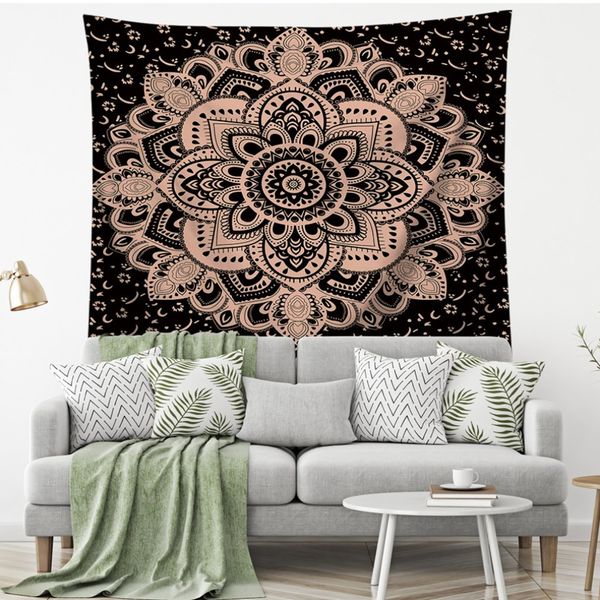 

мандала шаблон мода гобелен висячего гобелен home decor пикник одеяло бич шторы полотенца постельные