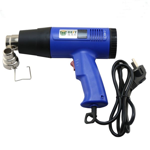 

air gun thermoregulator 1600w heat gun lcd display power tool for smt smd rework repair soldering station