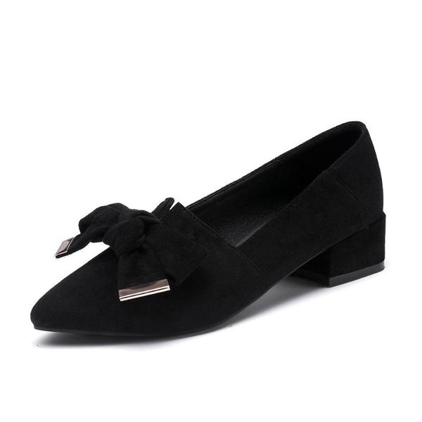 

2020 spring and autumn new fashion pointed high heels women shoes sweet bow casual party wedding party black women pumps shoes