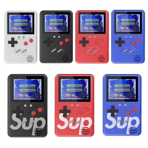 

sup games console ultra thin mini handheld game machine portable classic video game player color display 500 games with retail box