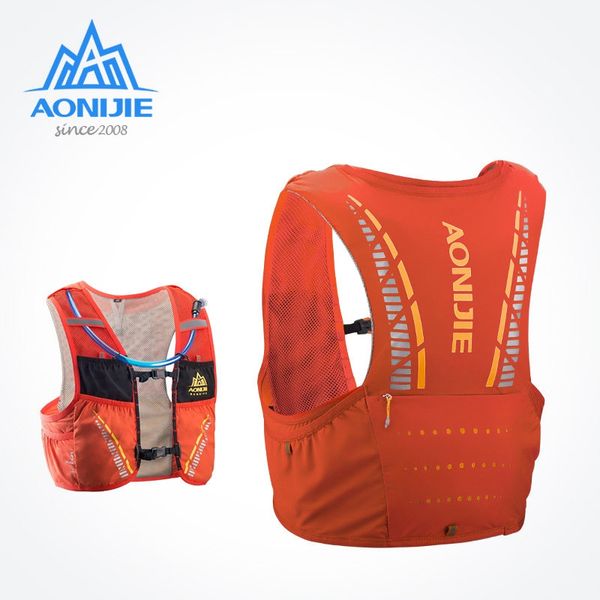 

aonijie 5l hydration backpack ultralight running vest with water bladder for outdoor hiking camping trail running jogging c933