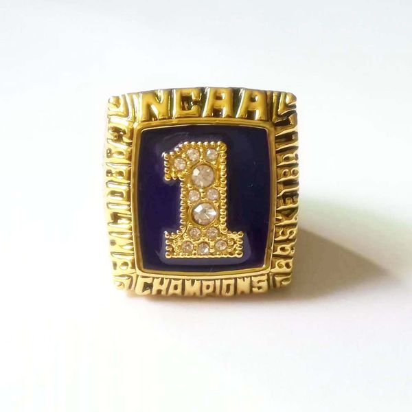 

1993 north carolina tar heels (williams) college basketball national championship ring souvenir men fan gift wholesale drop shipping, Golden;silver